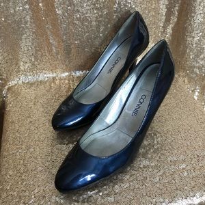 Connie Classy metallic blue pumps